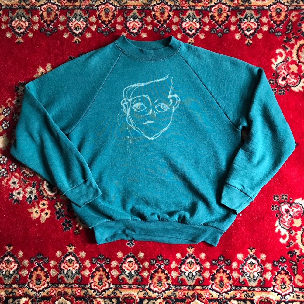 Custom made bleach sweatshirt